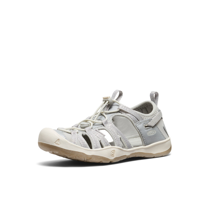 Sandalia Moxie para niños Plata