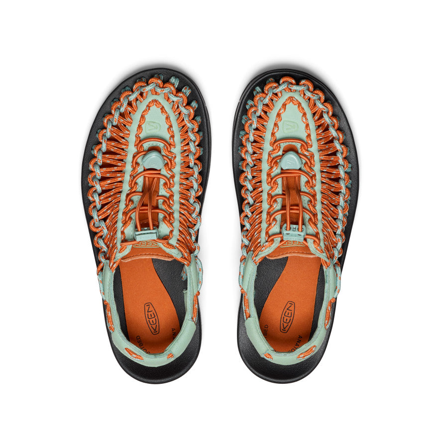 Zapatillas UNEEK para mujer Granito Verde/Oro Llama