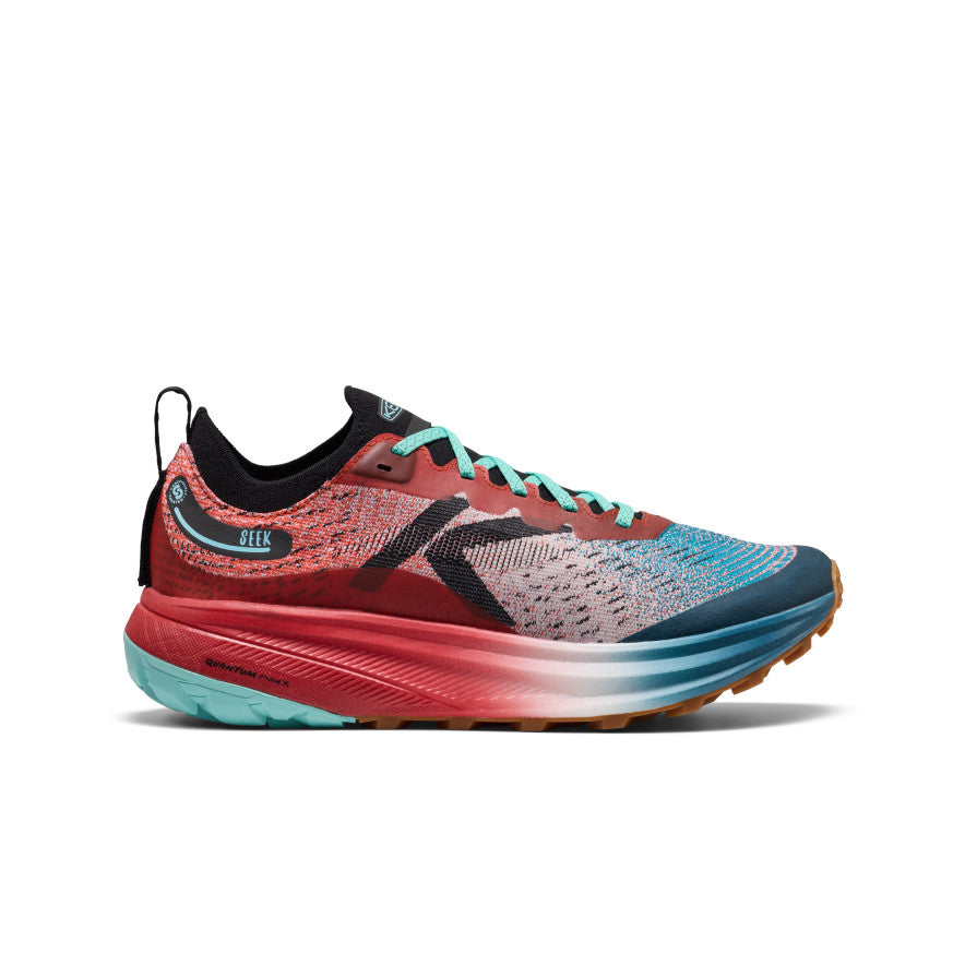 Zapatillas de trail running Seek para hombre Grenadine/Ocean Depths