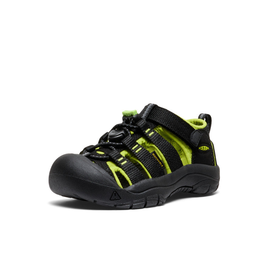 Newport H2 para niños pequeños Black/Lime Green