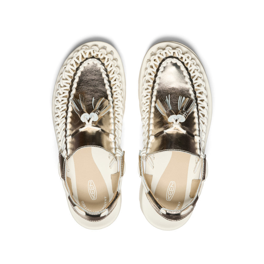 Sandalias con borlas UNEEK PLT para todos los géneros Champagne Gold/Star White -  4