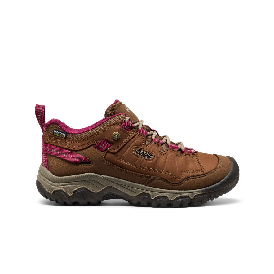 Zapato de senderismo impermeable Targhee IV para mujer Bison/Beaujolais -  1