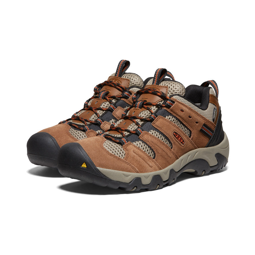 Zapatillas de senderismo impermeables Headout para hombre Bison/Fossil Orange -  2