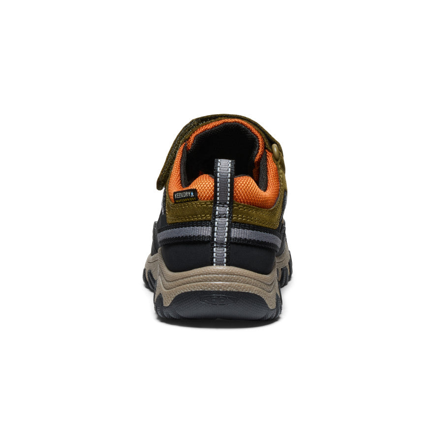 Verde oliva oscuro/Llama dorada