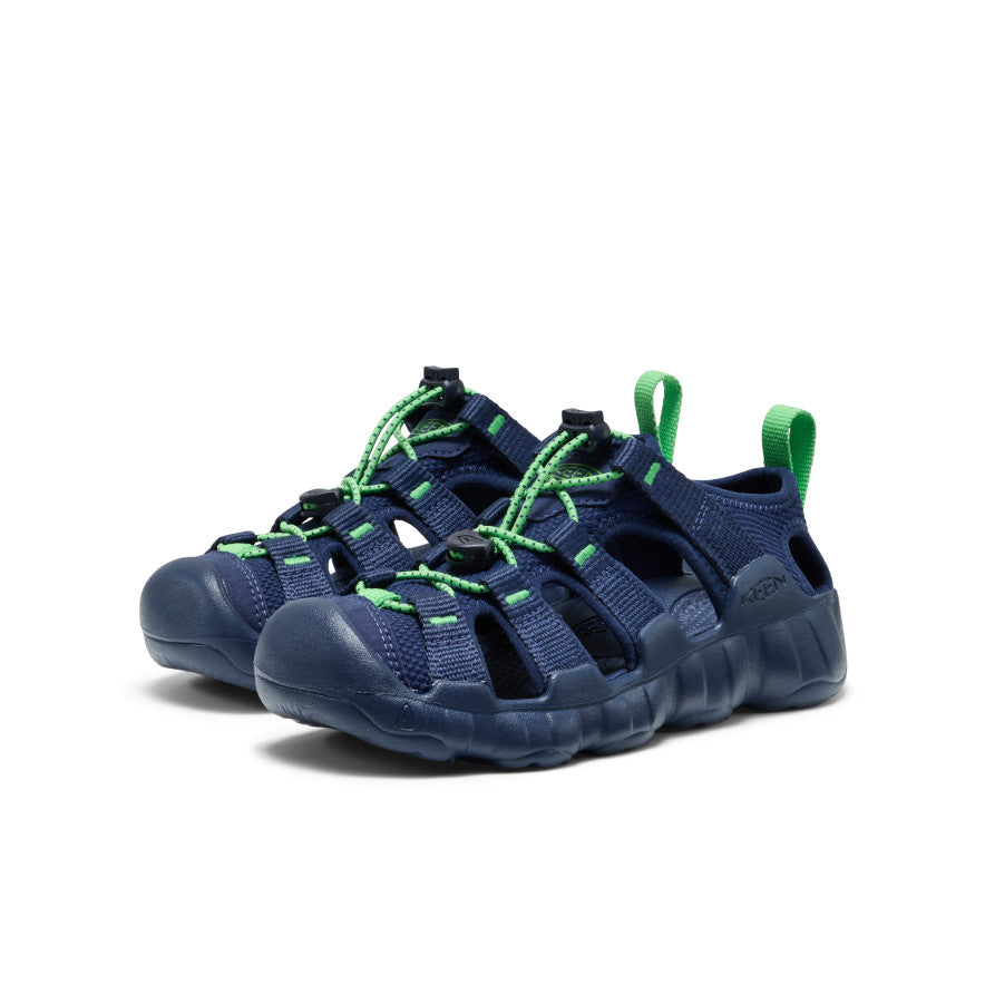 Sandalias Hyperport H2 para niños grandes Naval Academy/Vibrant Green