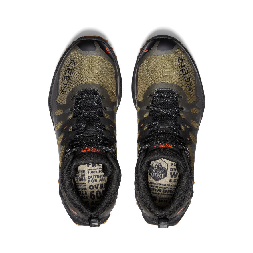 Ibis oliva oscuro/escarlata