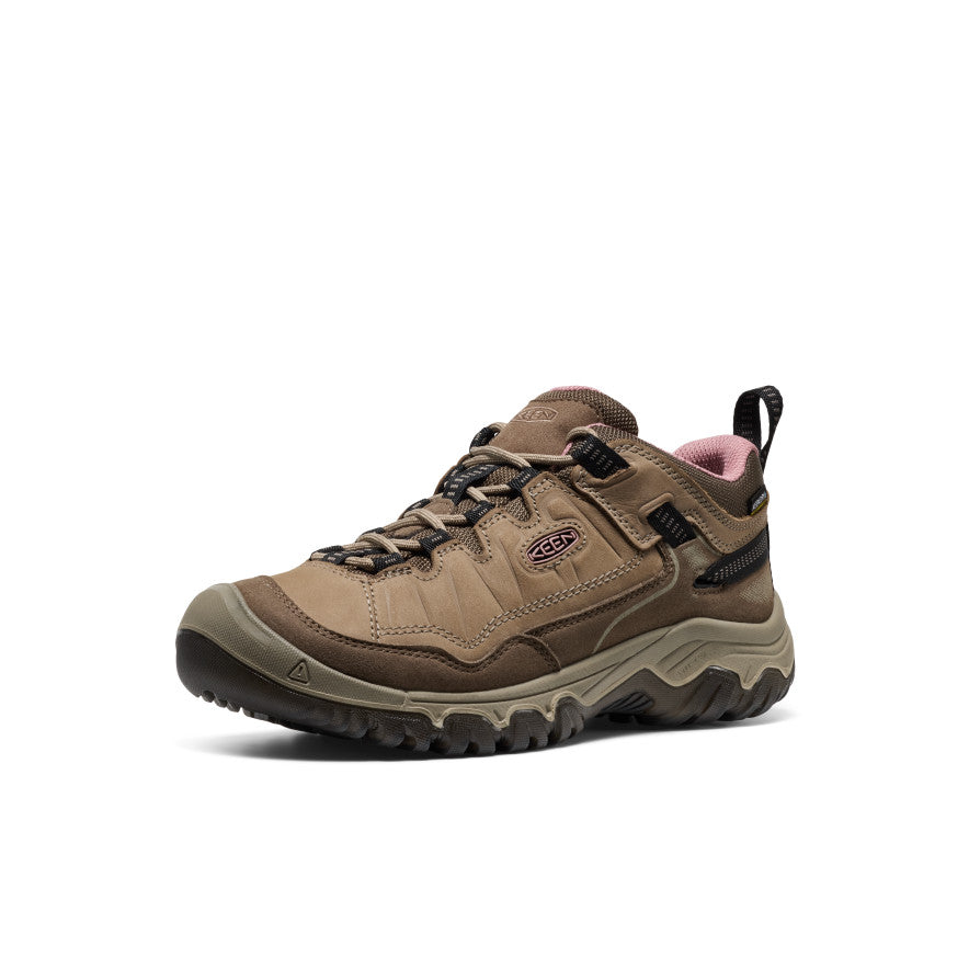 Zapato de senderismo impermeable Targhee IV para mujer Brindle/Nostalgia Rose