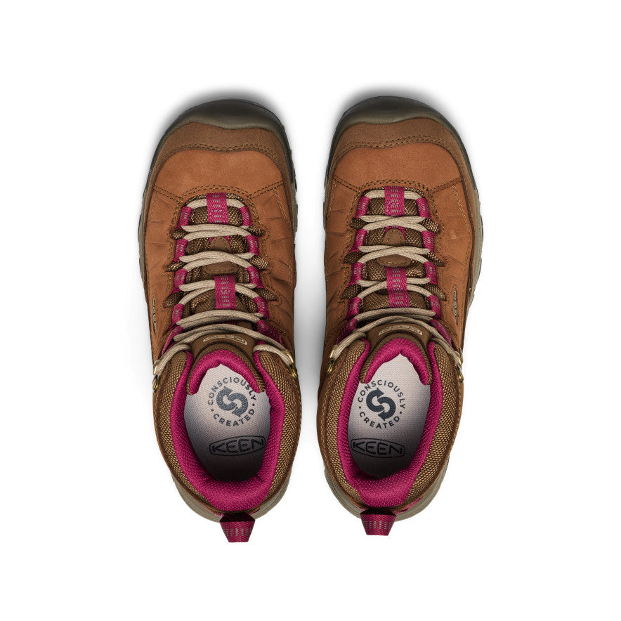 Bota de senderismo impermeable Targhee IV para mujer Bison/Beaujolais -  4