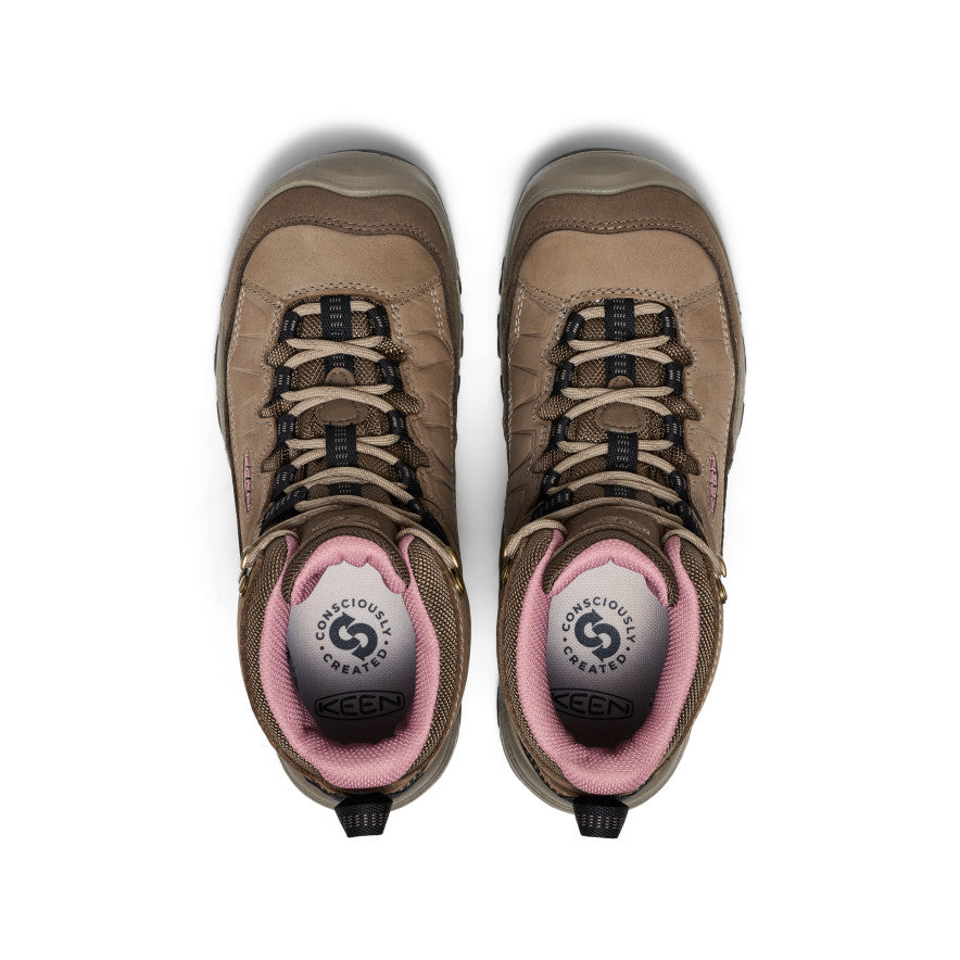 Bota de senderismo impermeable Targhee IV para mujer Brindle/Nostalgia Rose