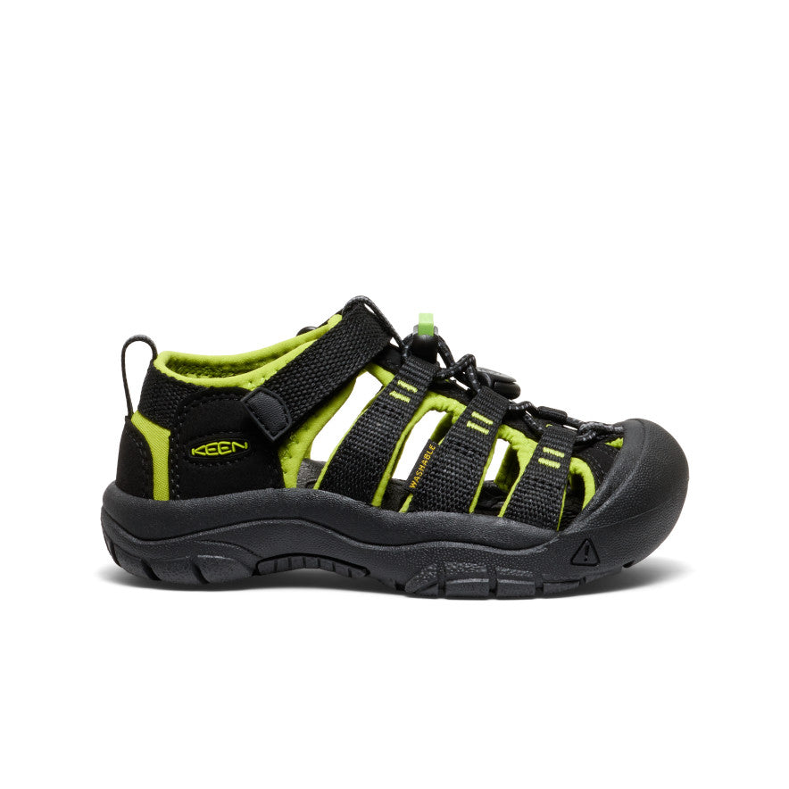 Newport H2 para niños pequeños Black/Lime Green