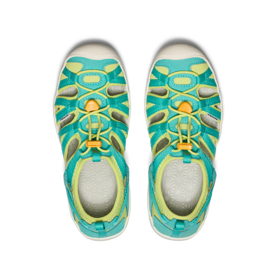 Sandalia Moxie para niños grandes Bright Aqua/Bright Marigold -  4