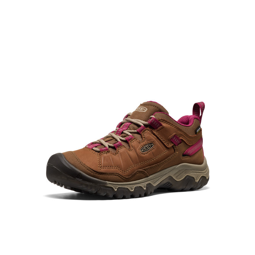 Zapato de senderismo impermeable Targhee IV para mujer Bison/Beaujolais -  3