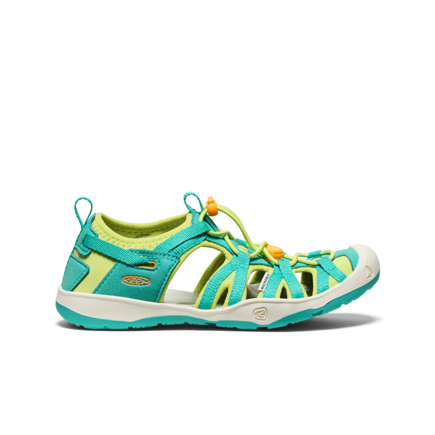 Sandalia Moxie para niños grandes Bright Aqua/Bright Marigold -  1
