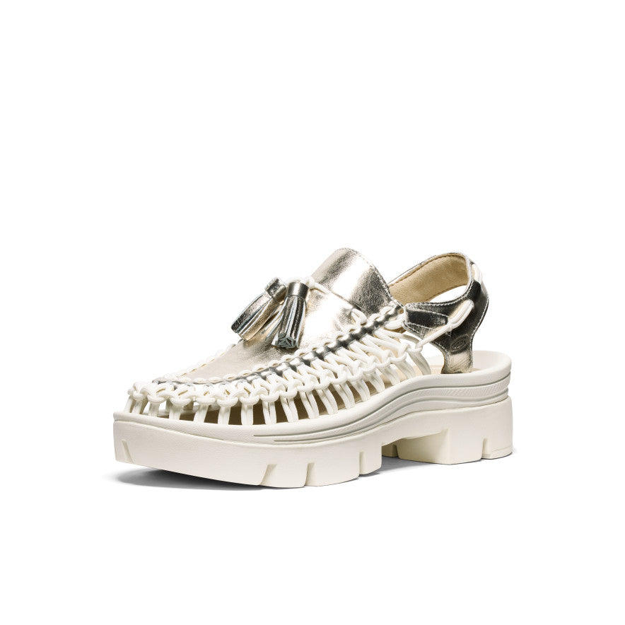 Sandalias con borlas UNEEK PLT para todos los géneros Champagne Gold/Star White -  3