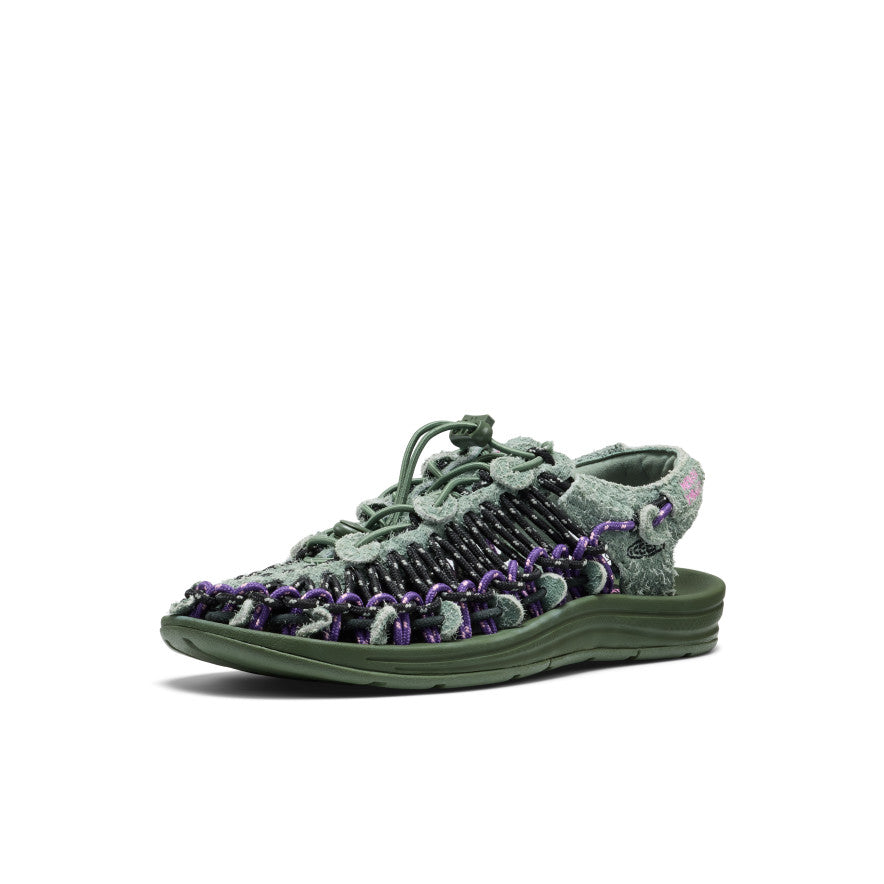 Zapatilla UNEEK x Henrik Vibskov de cuero unisex Green Spring -  3