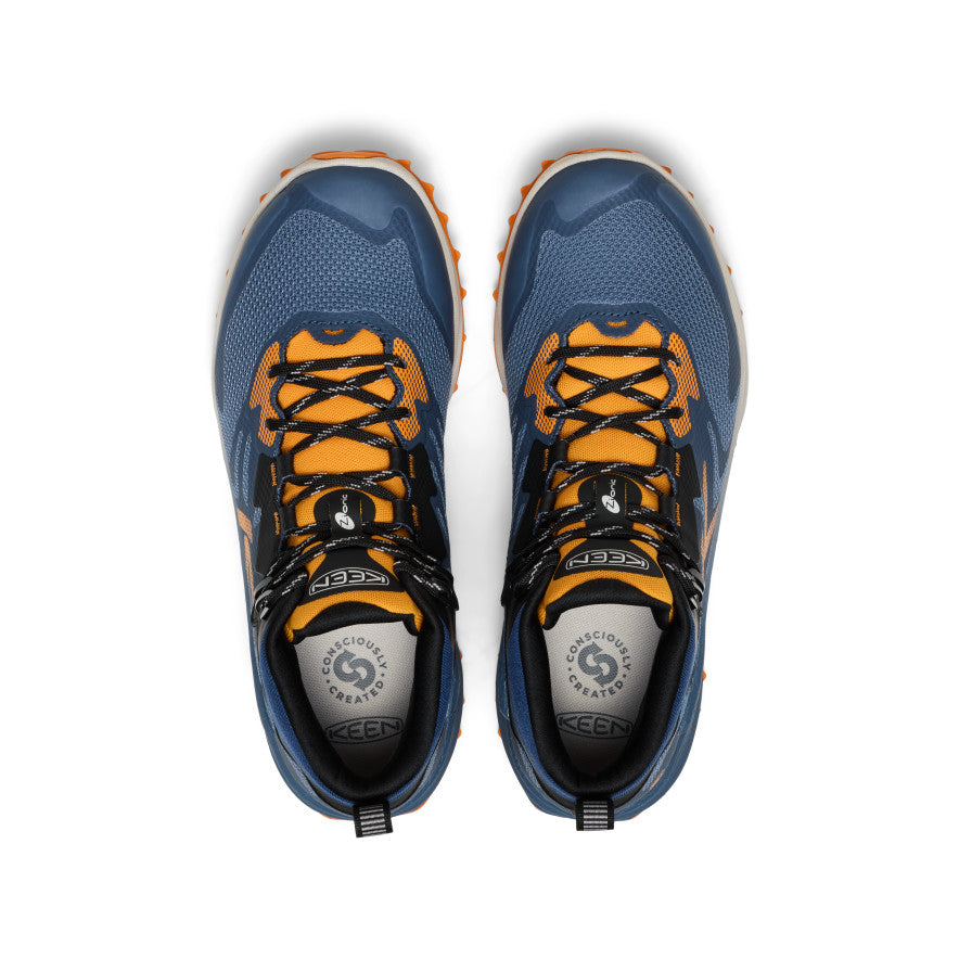 Bota de senderismo impermeable Zionic NXT para hombre Naval Academy/Bright Marigold
