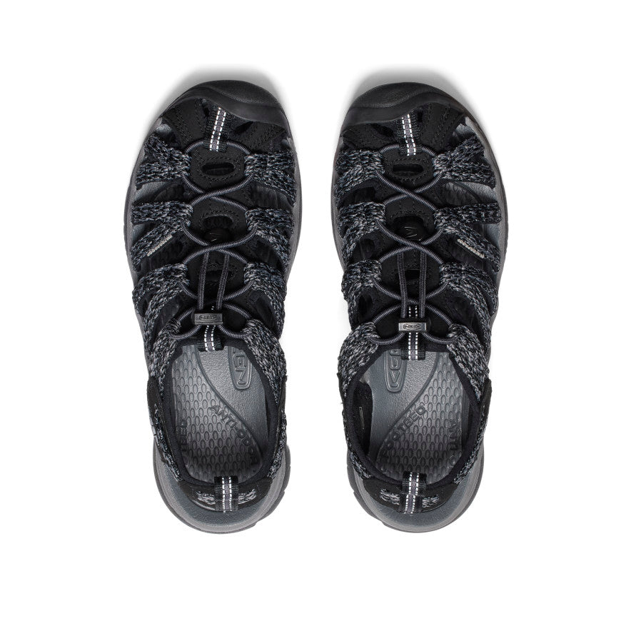 Sandalia Whisper para mujer Black/Steel Grey -  4