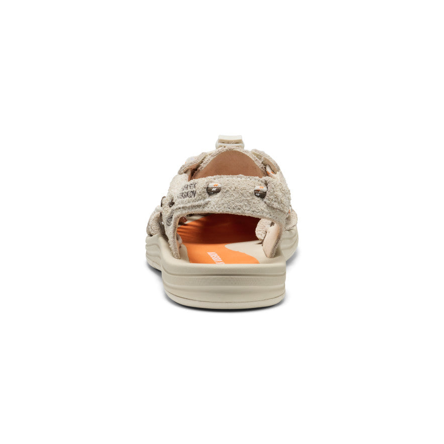 Zapatilla UNEEK x Henrik Vibskov de cuero unisex Tangerine Cream -  5