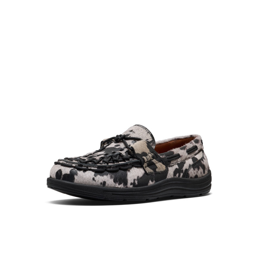 Mocasines UNEEK para mujer Nocturnal Cow Black