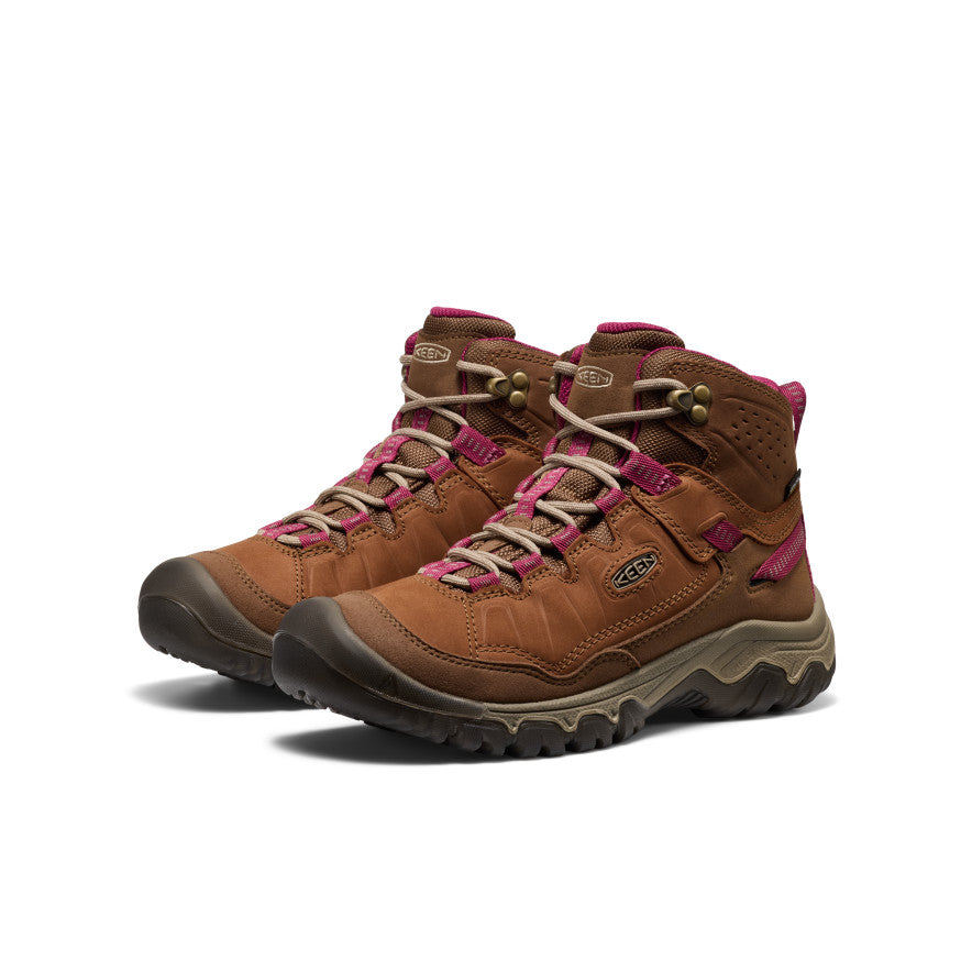 Bota de senderismo impermeable Targhee IV para mujer Bison/Beaujolais -  2