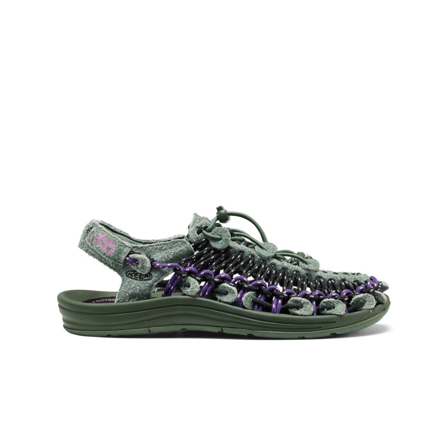 Zapatilla UNEEK x Henrik Vibskov de cuero unisex Green Spring -  1