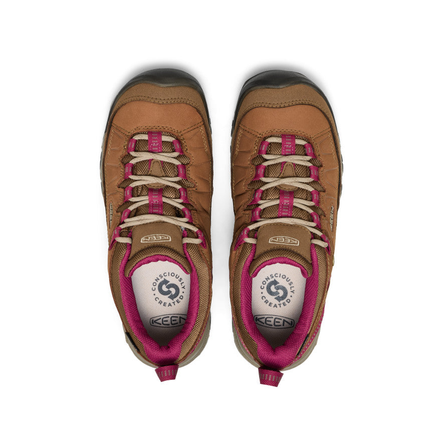 Zapato de senderismo impermeable Targhee IV para mujer Bison/Beaujolais -  4