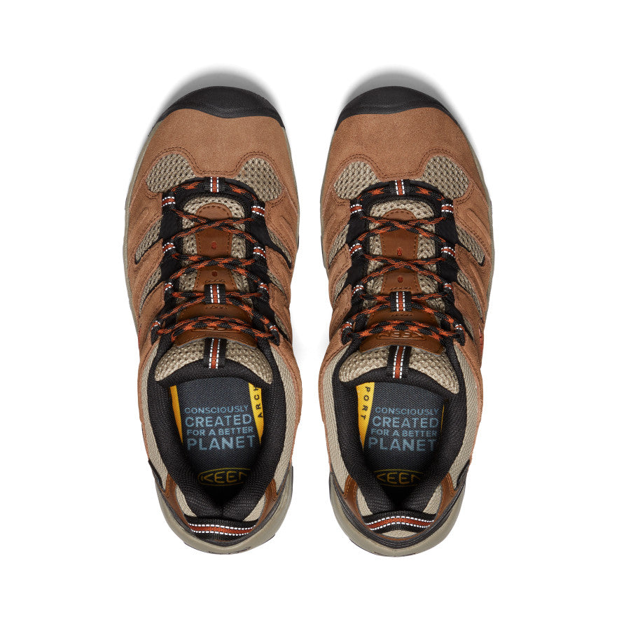 Zapatillas de senderismo impermeables Headout para hombre Bison/Fossil Orange -  4